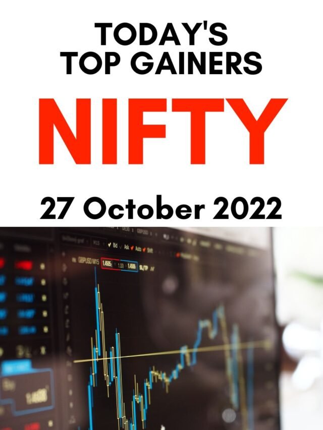 NIFTY Today's Top Gainers October 27, 2022