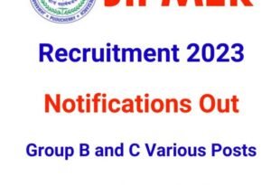 jipmer-recruitment-2023-notification-out-application-process